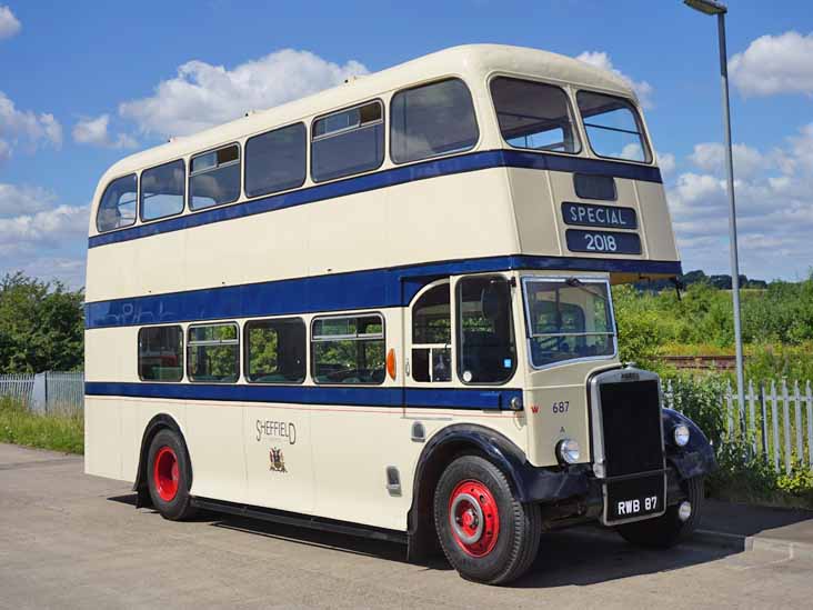 Sheffield Transport Leyland Titan PD2 Weymann 687